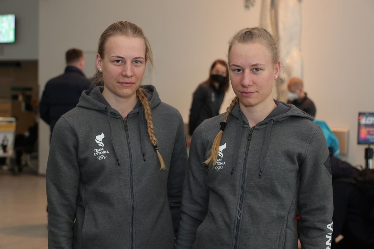 Kaidy (vasakul) ja Keidy Kaasiku lähevad kohe rajale oma elu esimestel olümpiamängudel.