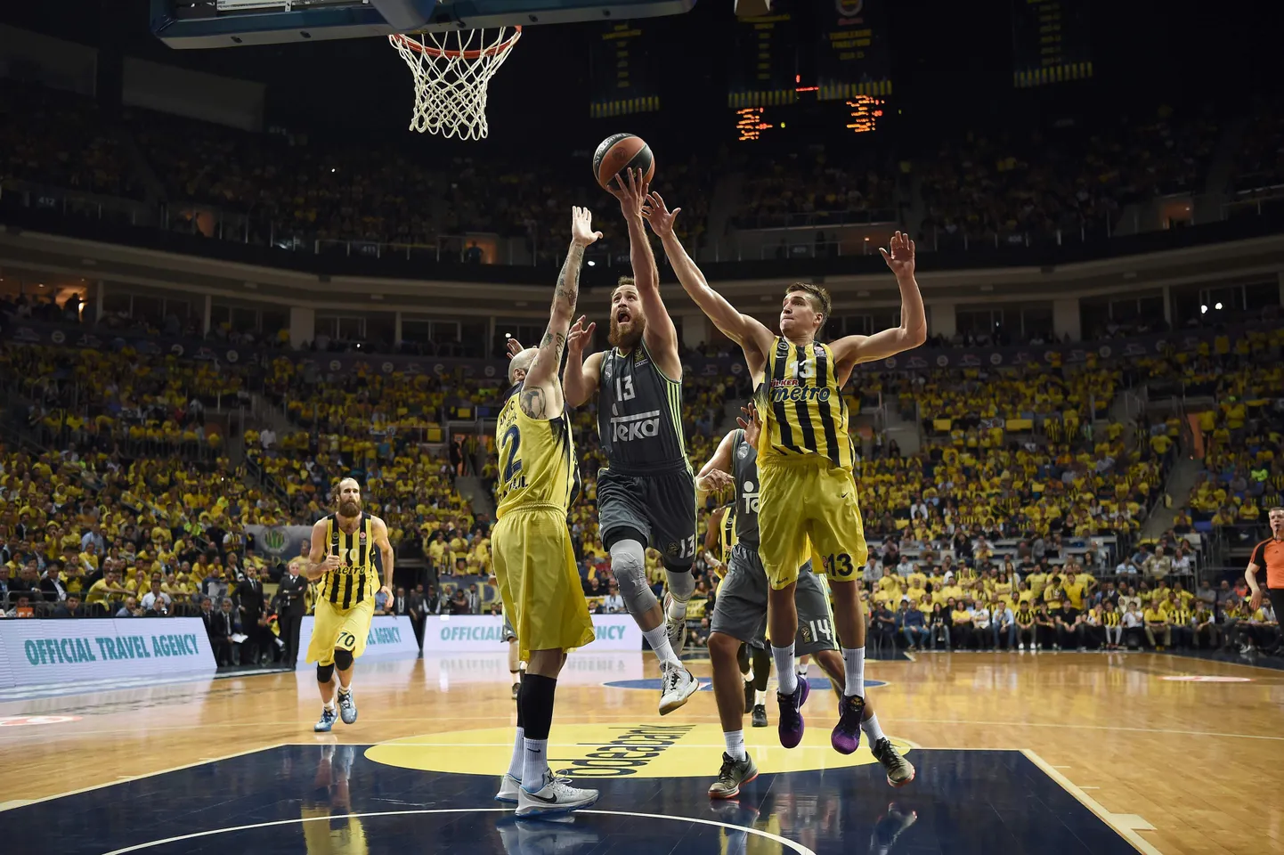 Sergio Llull (palliga) on Fenerbahce koljatite vastu hätta jäänud.