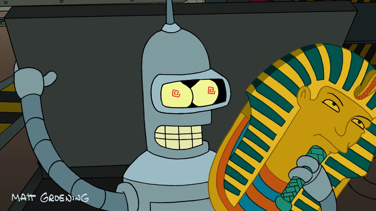 Futuramast tuntud robot Bender.