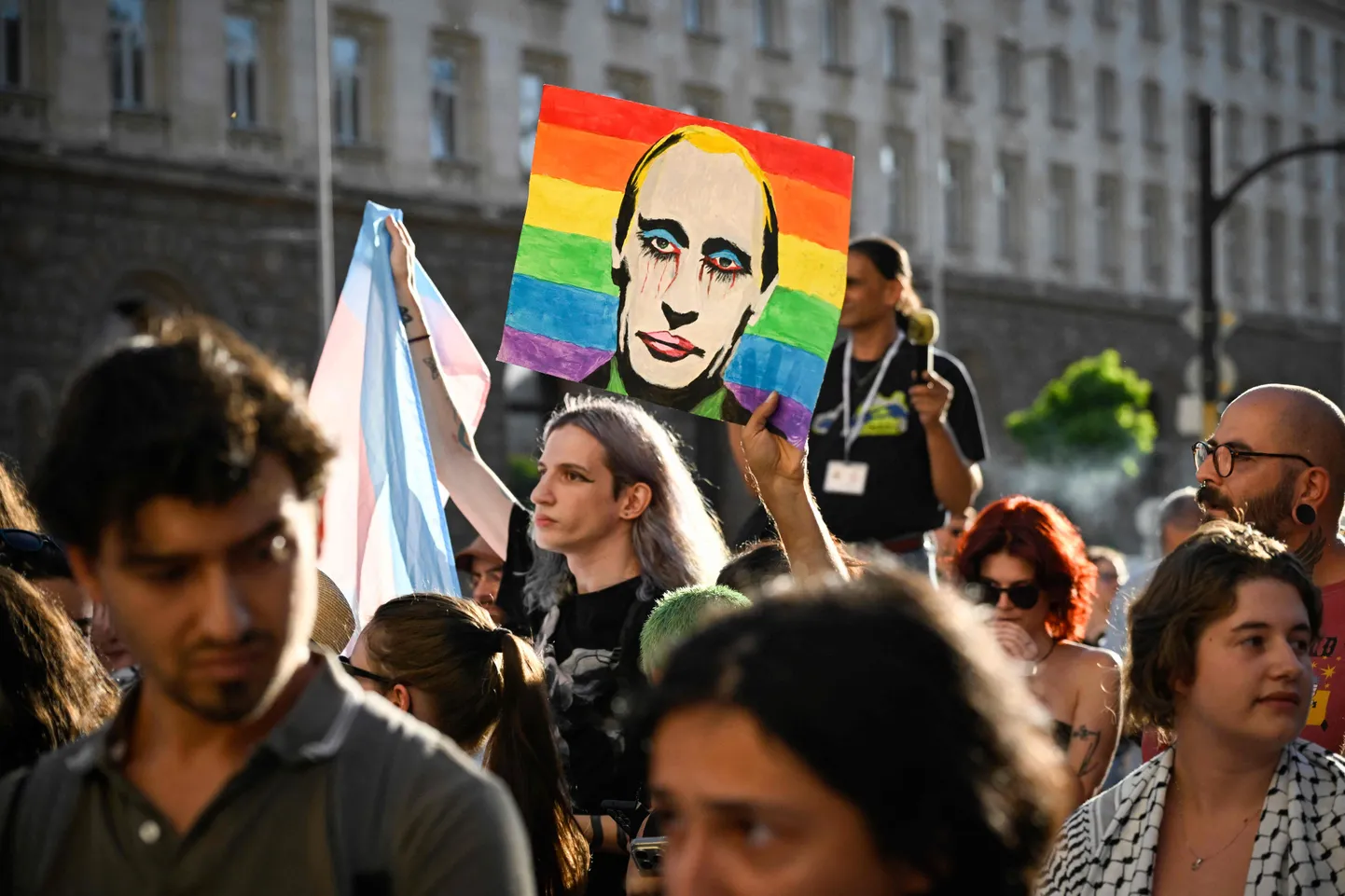 Акция протеста в России.