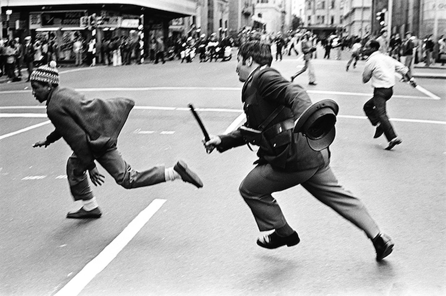 Apartheidivastane meeleavaldus Kaplinn, Lõuna-Aafrika.1985