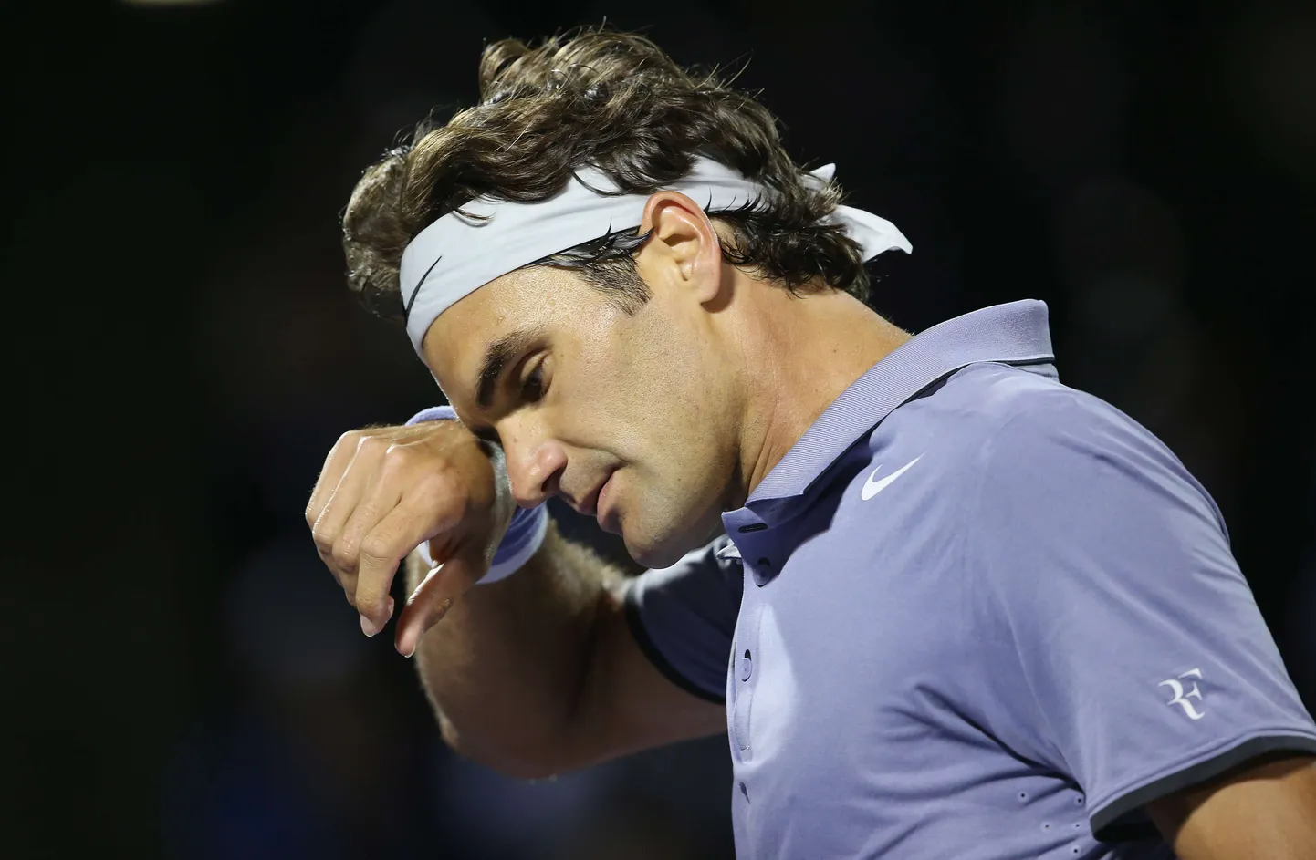 Konkurentsist langenud Roger Federer.