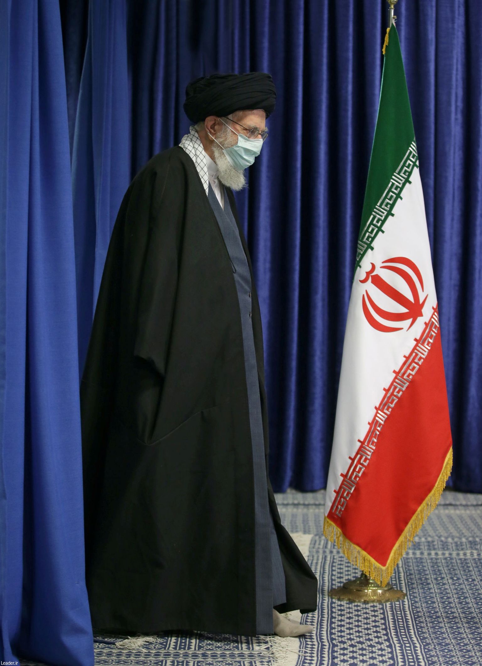 Iraani kõrgeim liider ajatolla Ali Khamenei peab kõnet 8. jaanuar 2020.