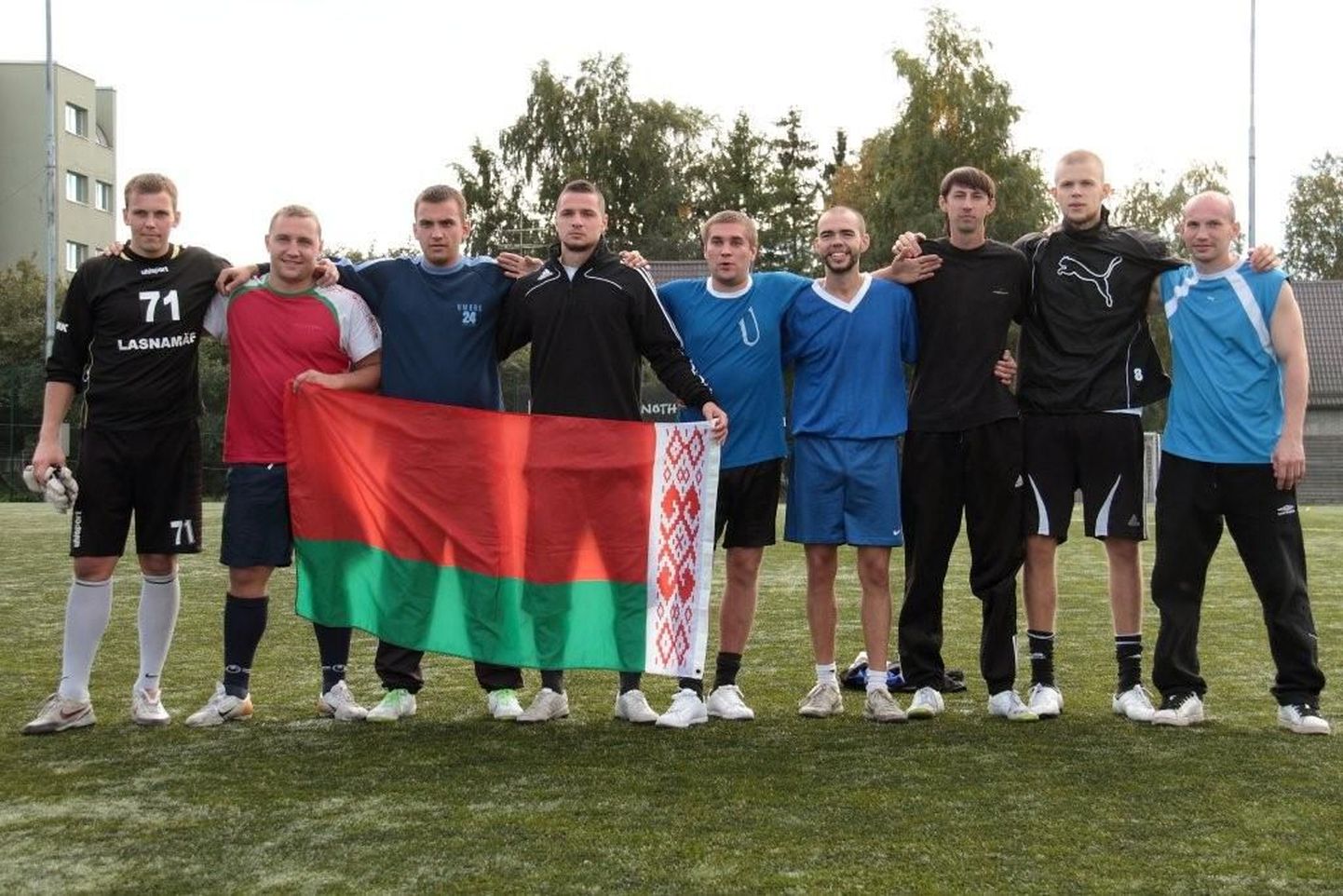 Белорусские футболисты-любители, живущие в Таллинне.