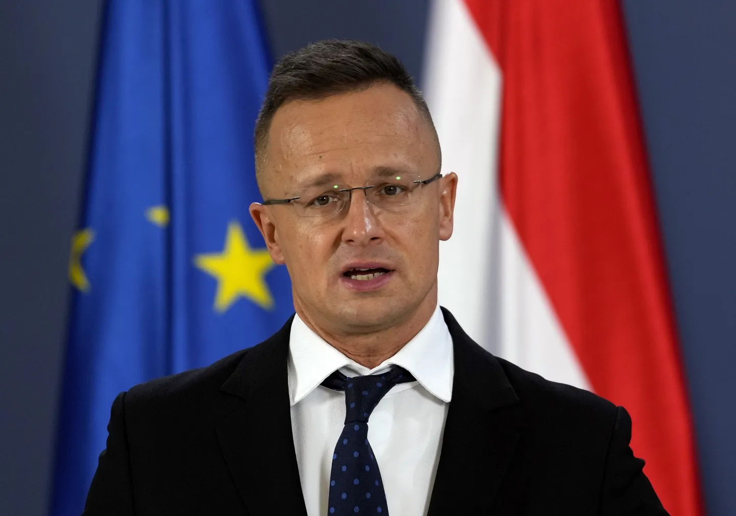 Ungari välisminister Péter Szijjártó.
