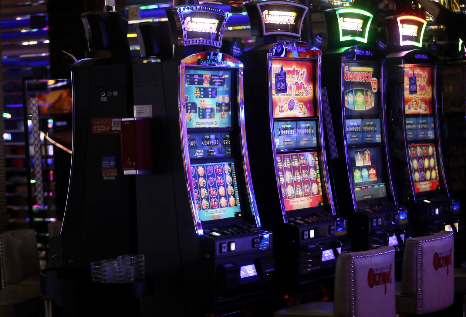 Olympic Casino mänguautomaadid.