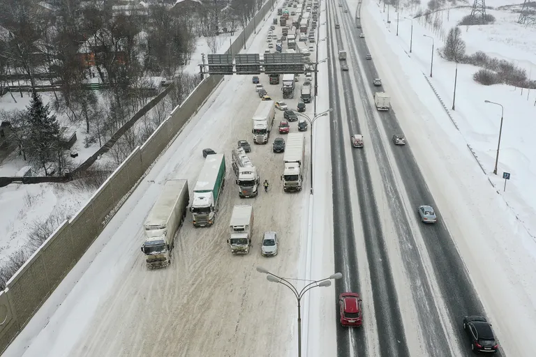 Moskva ummikud, 14.02.21