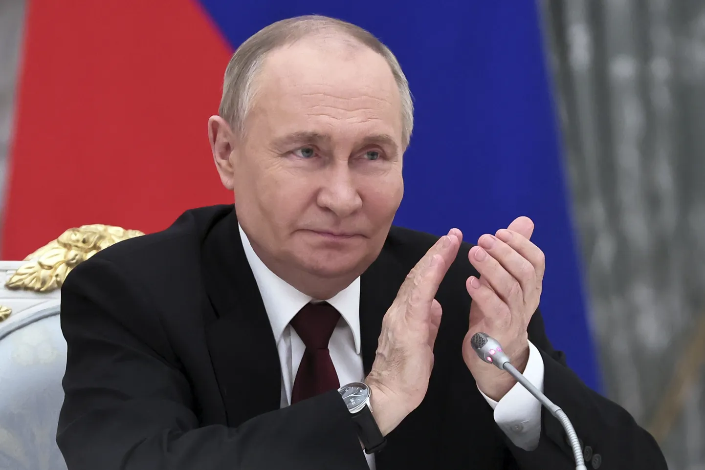 Venemaa riigipea Vladimir Putin eile Kremlis.
