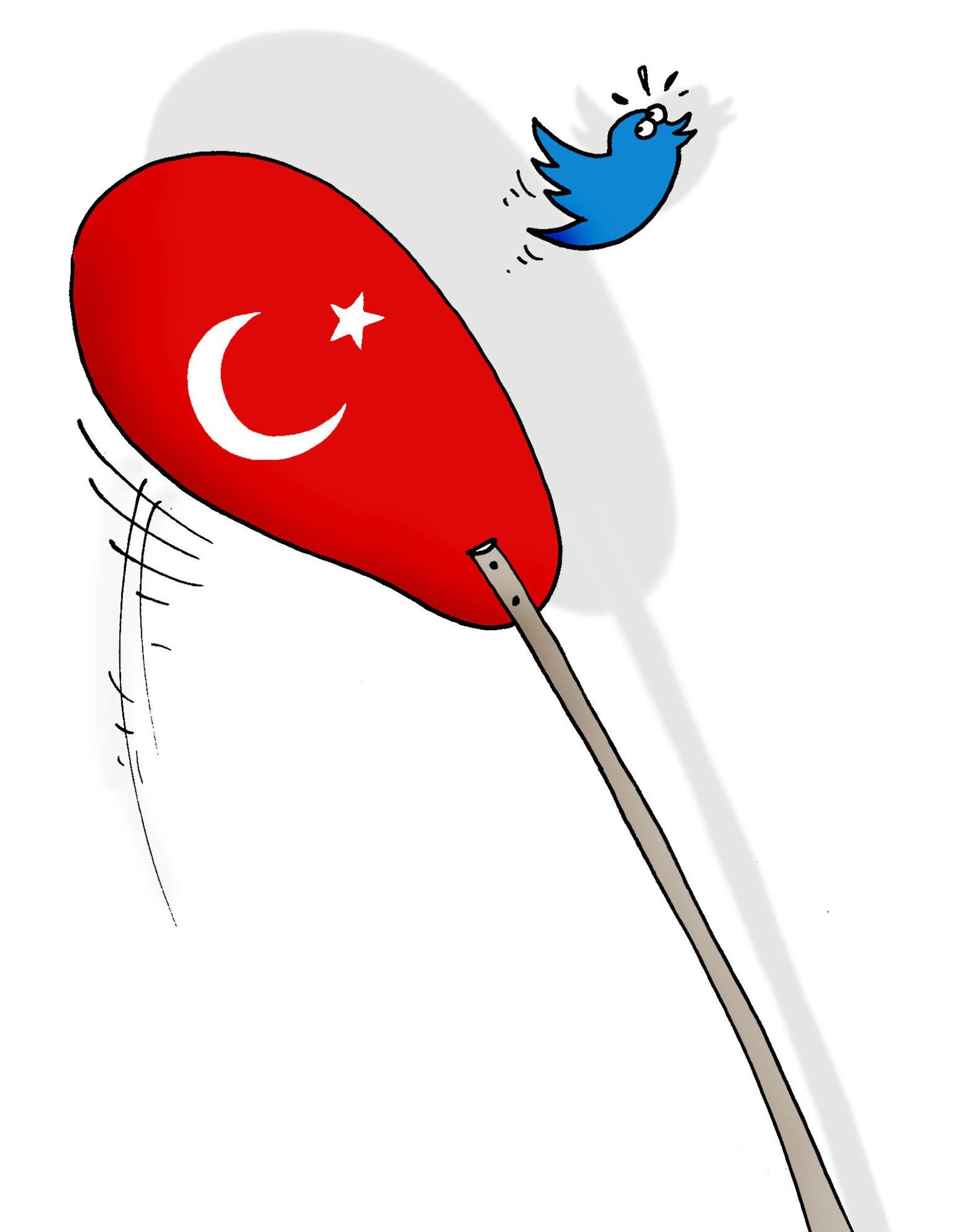 Türgis keelati sotsiaalvõrgustik Twitter.