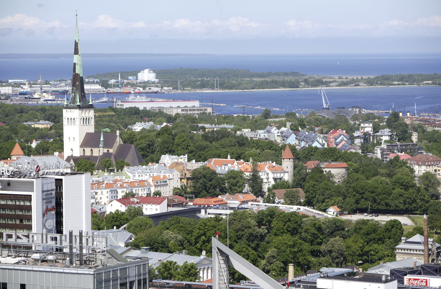 Tallinna kesklinn, vaade vanalinnale.