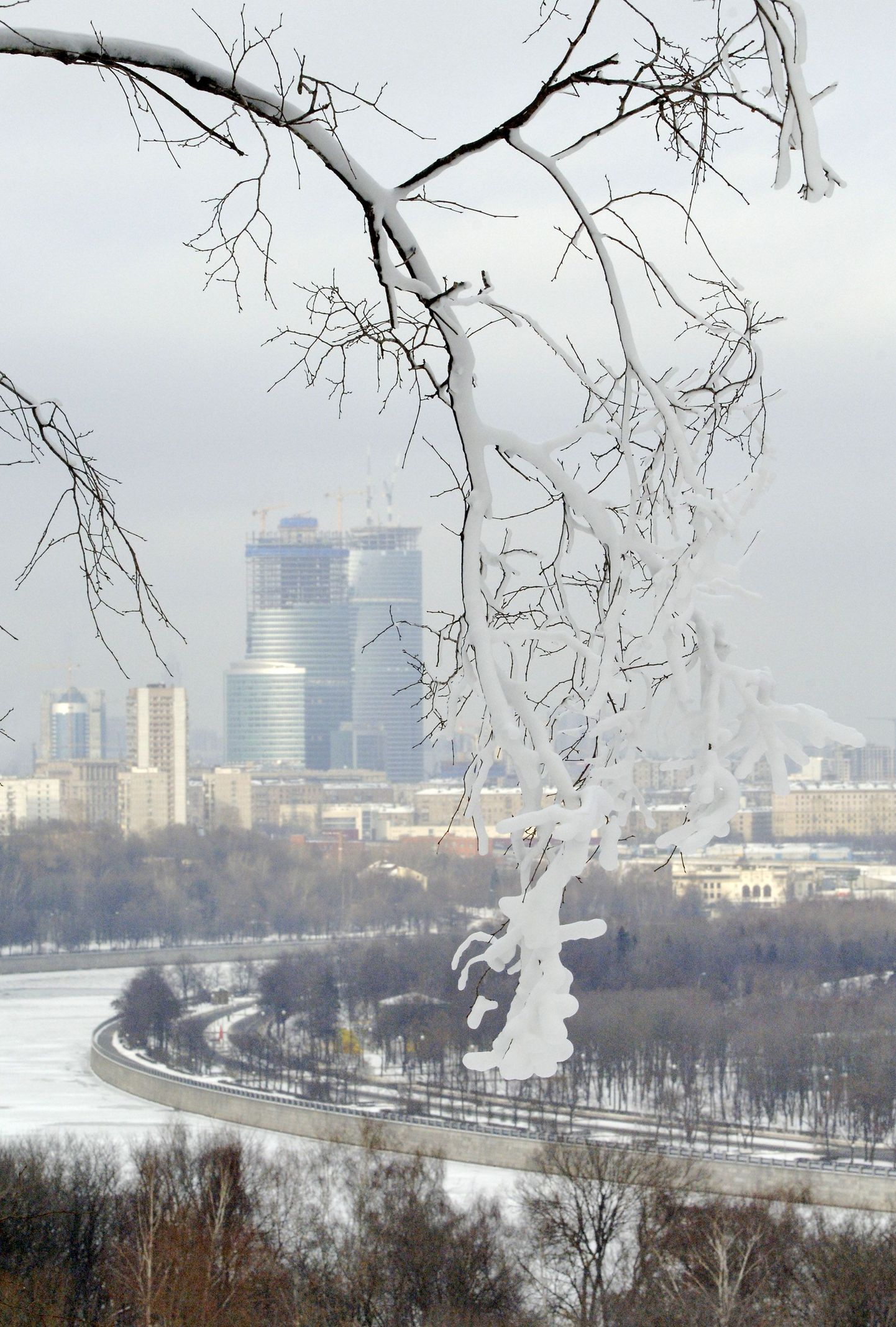 Vaade talvisele Moskvale