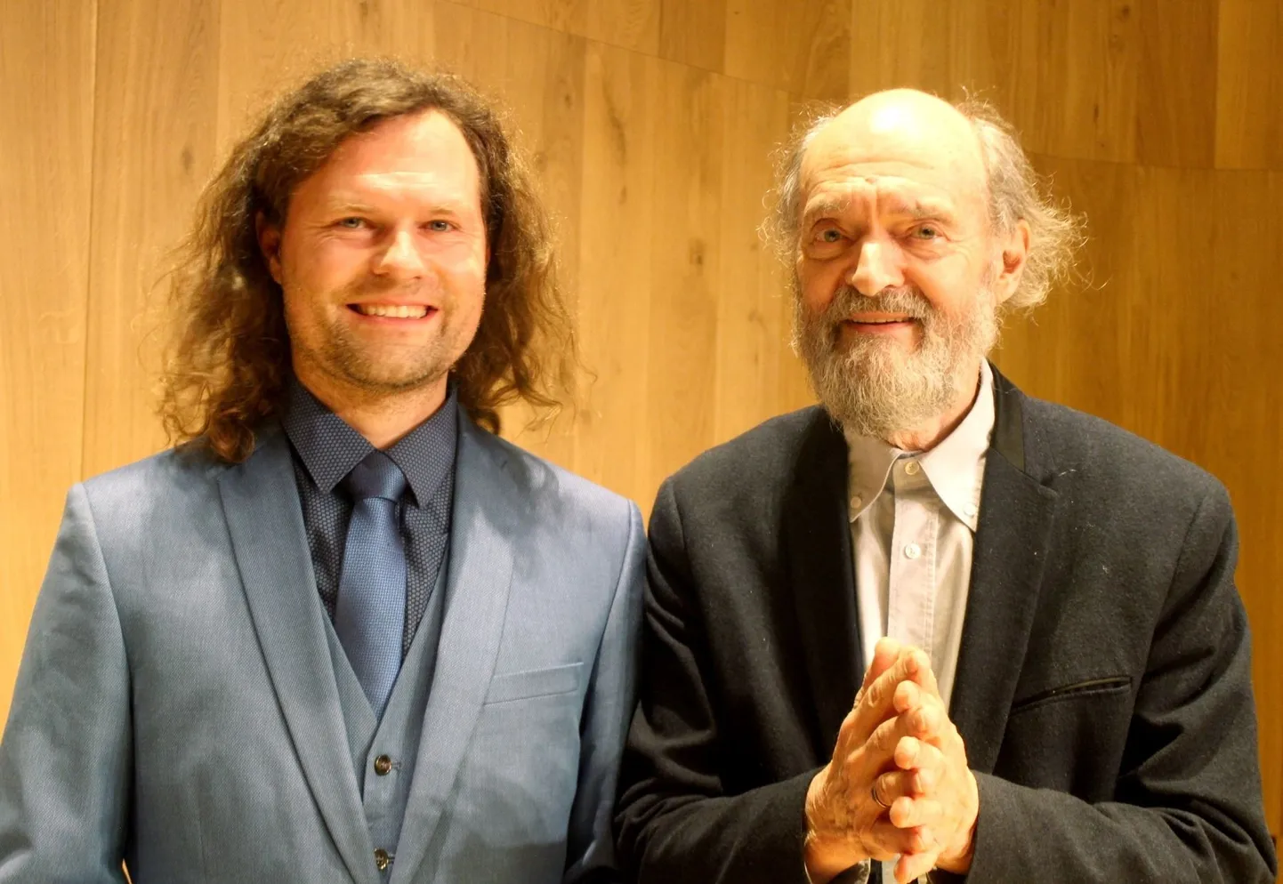Endrik Üksvärav ja Arvo Pärt.