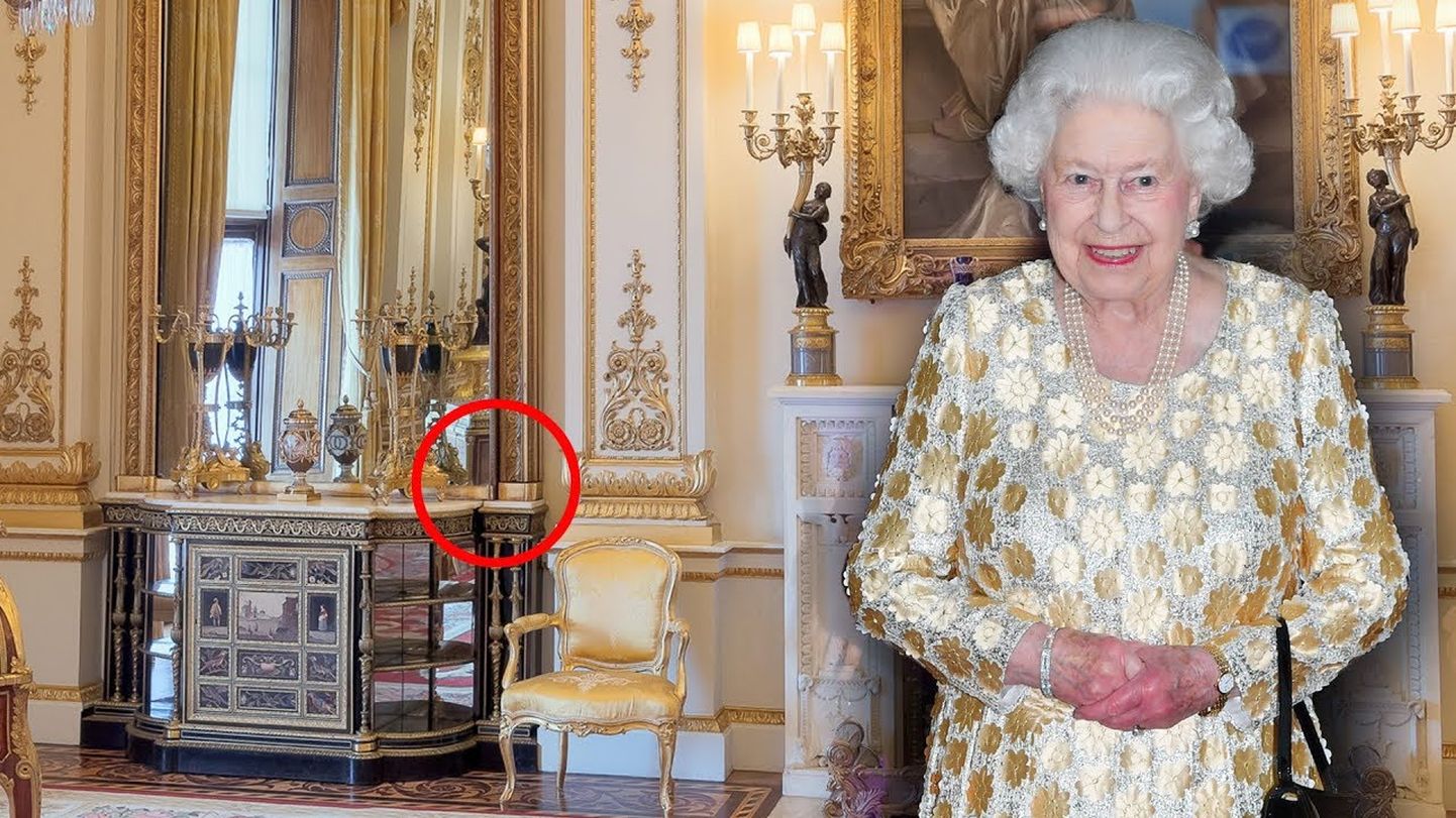 Buckinghami palee Valge toa salauks ja Elizabeth II