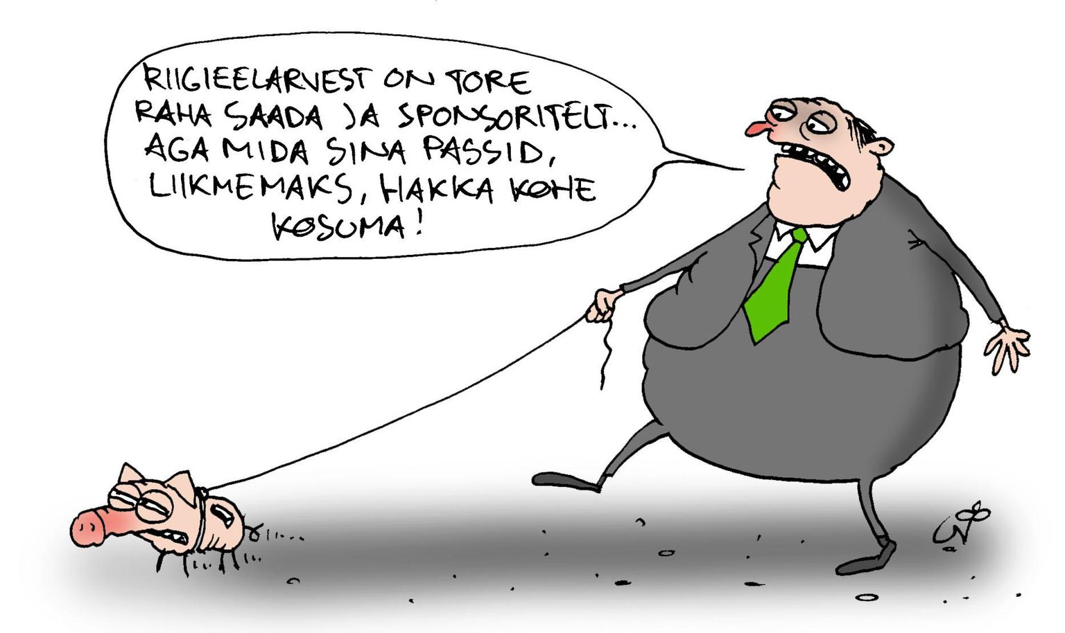 Päeva karikatuur FOTO: Urmas Nemvalts