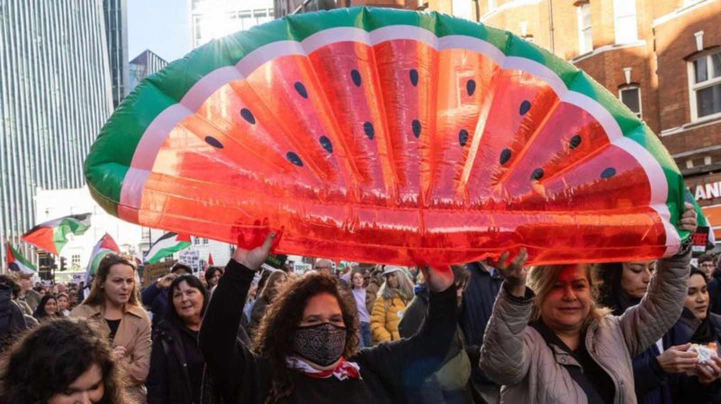 Арбуз стал символом пропалестинских протестов по всему миру