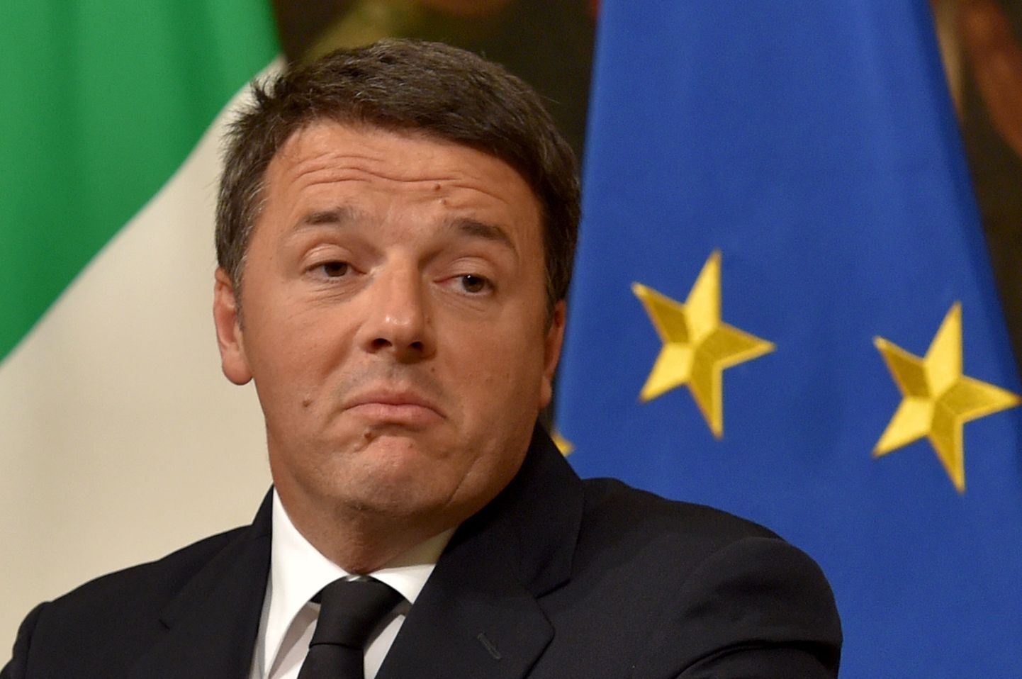 Tagasiastumisest teatanud Itaalia peaminister Matteo Renzi.