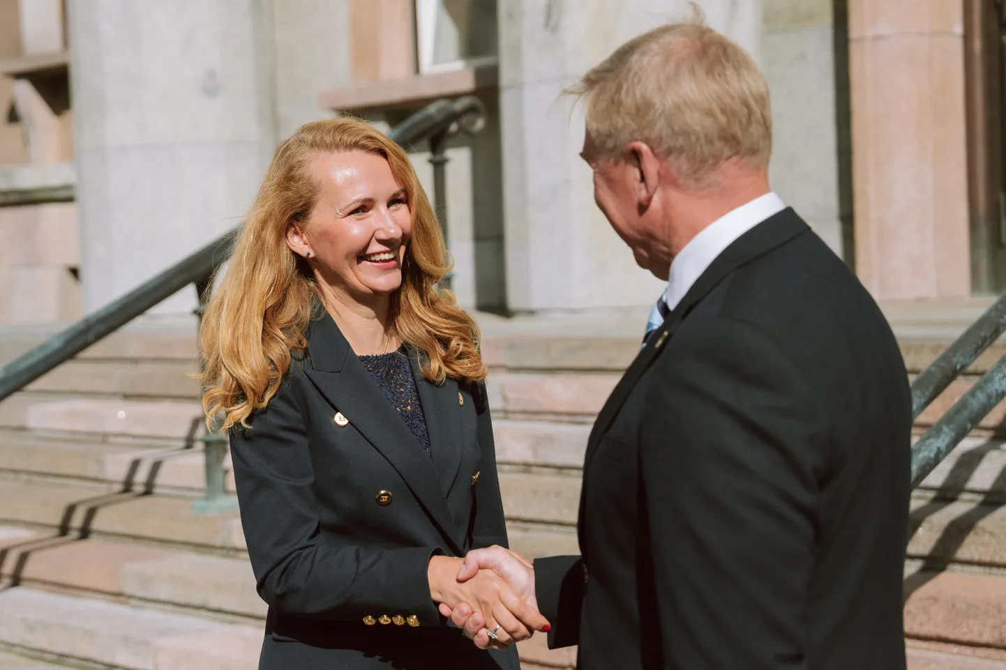 Kalle Laanet kohtus eile Läti justiitsminister Inese Lībiņa-Egnere