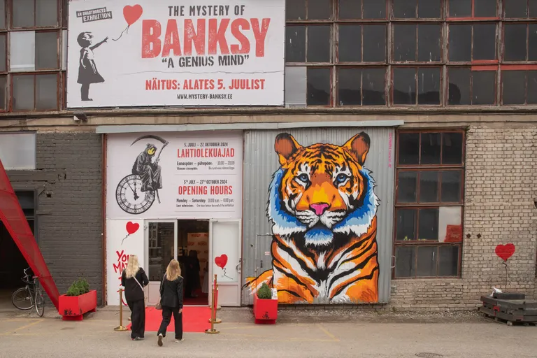 Banksy näituse pidulik avamine.