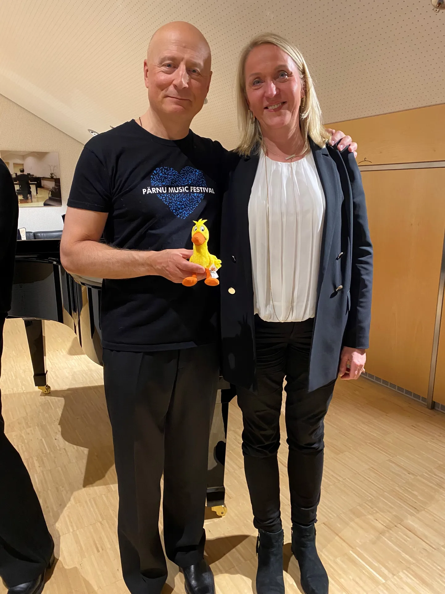 Paavo Järvi ja Merit Kopli jaanuaris 2024 Dortmundis, kus toimus Paavo Järvi ja EFO kontsert.