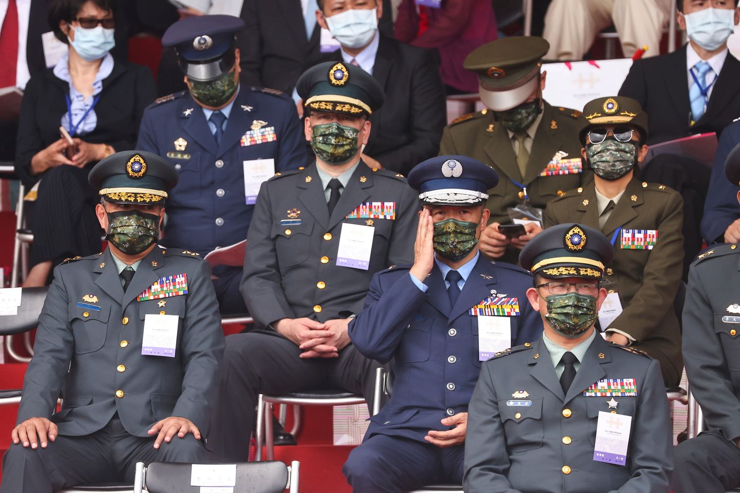 Taiwani sõjaväelased rahvuspühal 10. oktoobril 2021. Foto on illustratiivne.