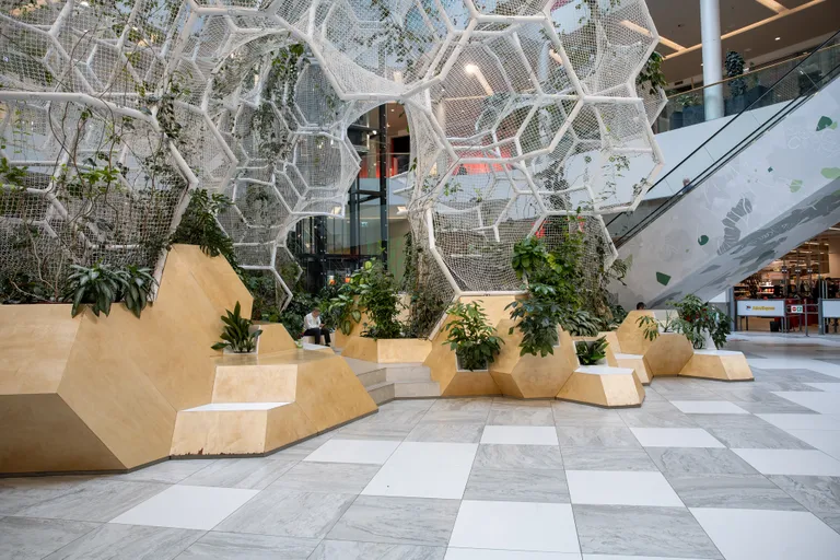 T1 keskuse uuendused. Keskaatrium