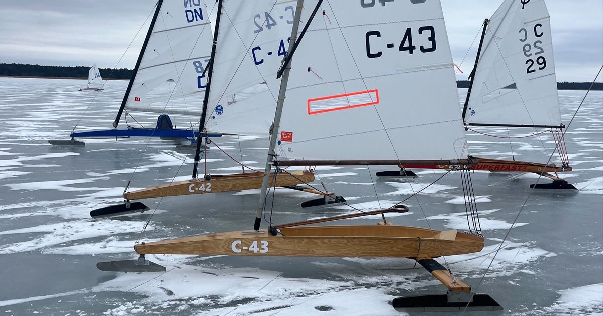 GALERII! Täna selguvad Haapsalus Eesti meistrid jääpurjetamises