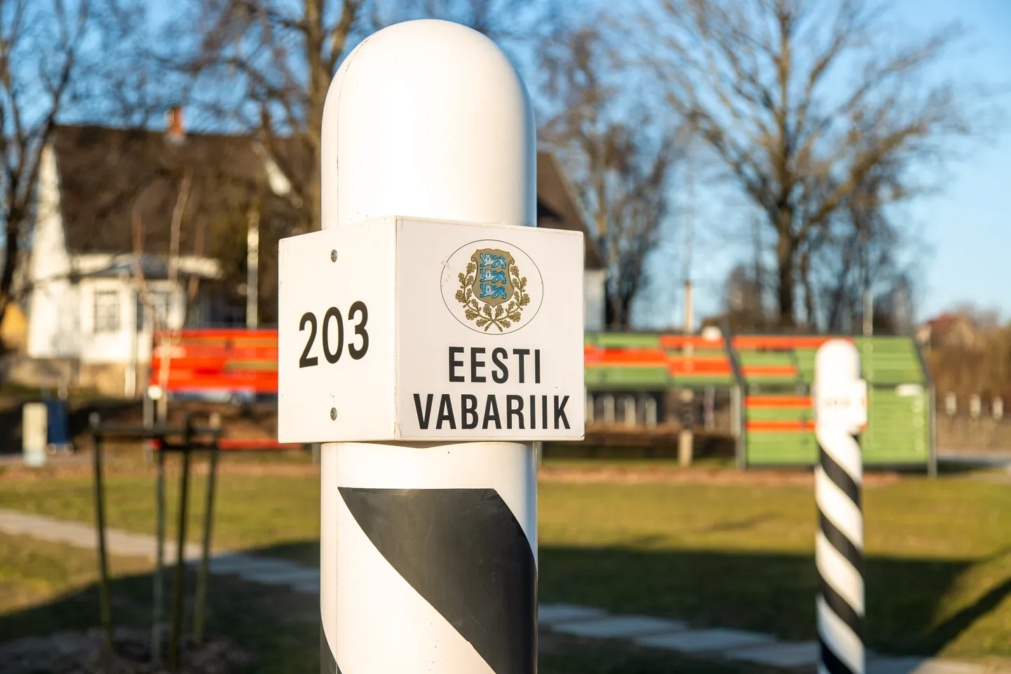 Эстонско-латвийская граница. Снимок иллюстративный.