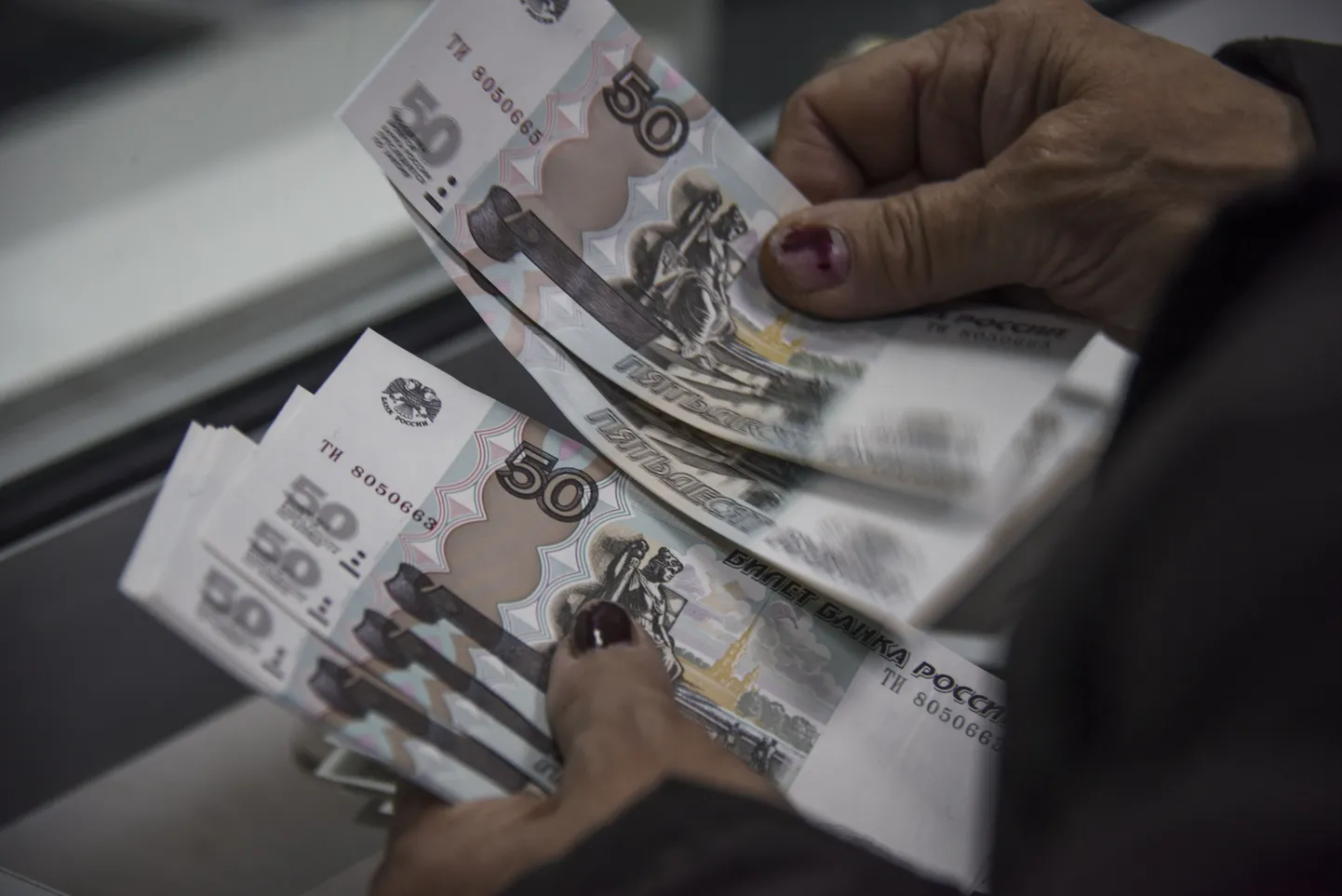 Pensionär rublasid loendamas