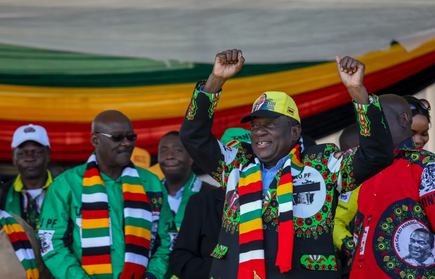 Zimbabwe president Emmerson Mnangagwa.