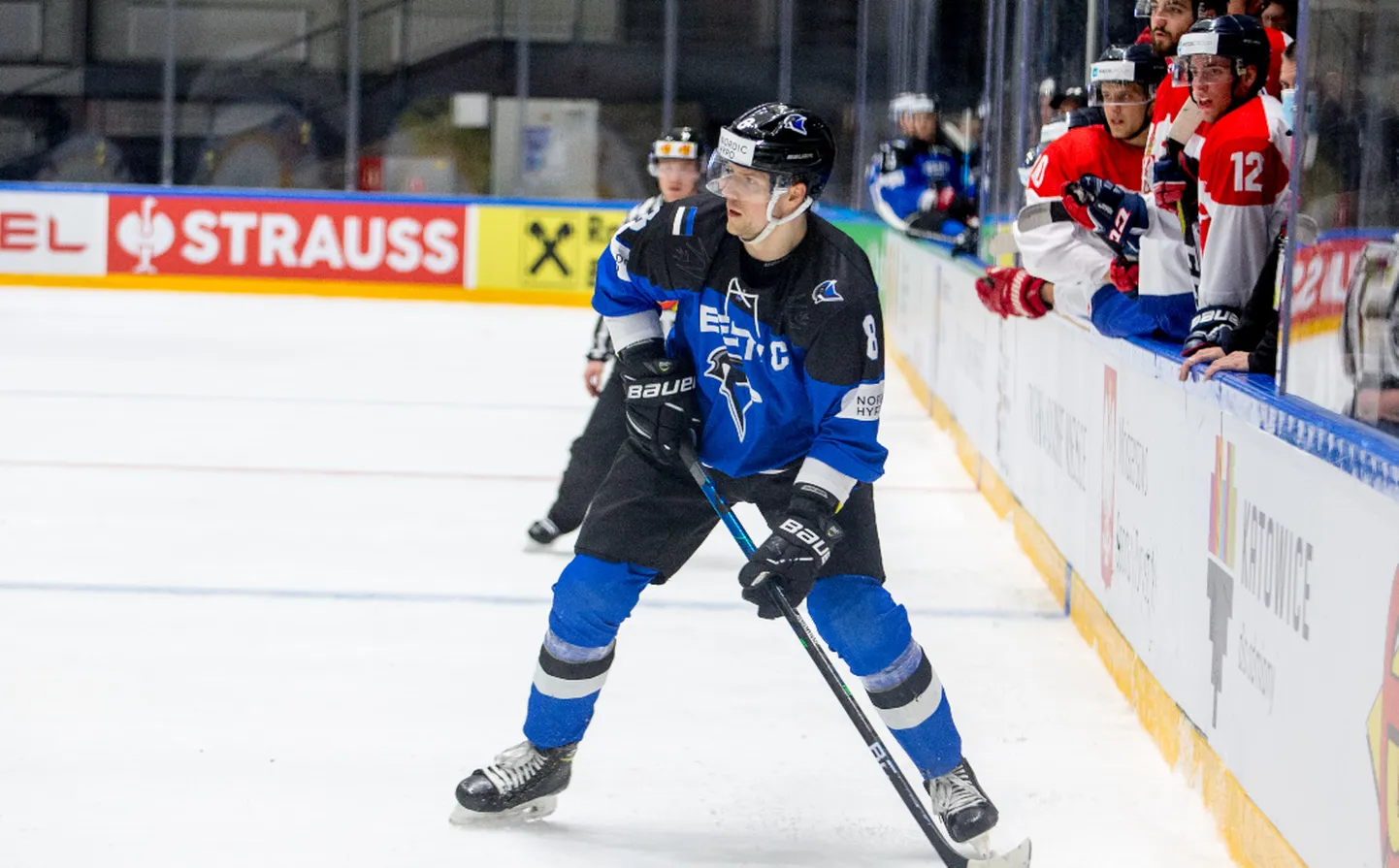 Хоккейный матч в рамках турнира Baltic Challenge Cup.