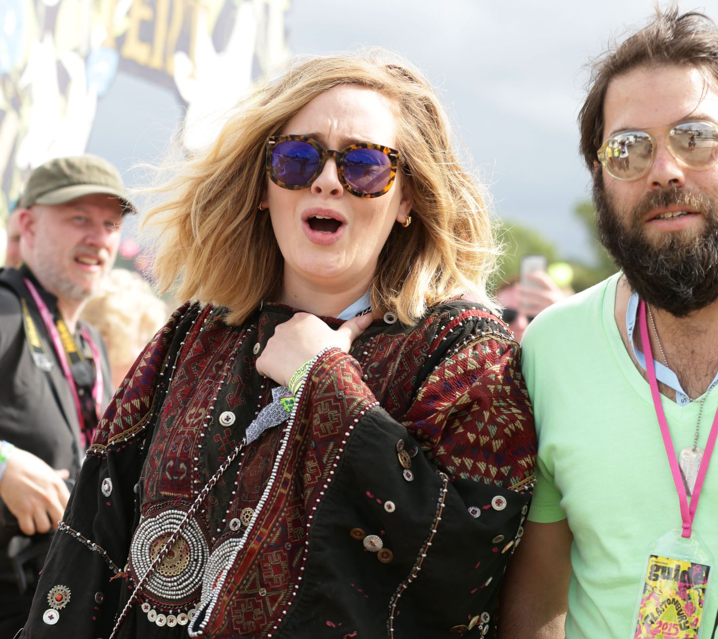 Adele ja tema endine abikaasa Simon Koneck, 2015. aastal.