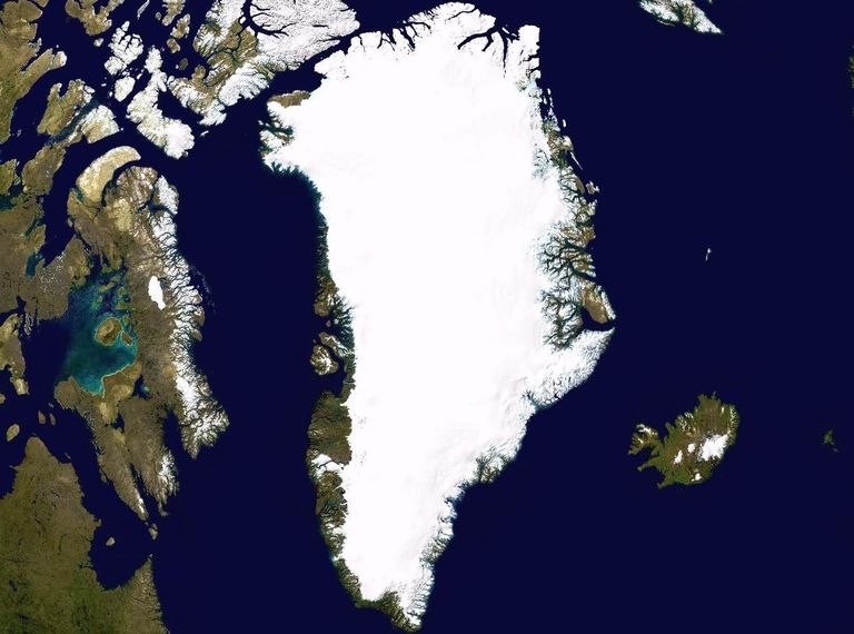 Gröönimaa satelliitpildil / wikipedia.org