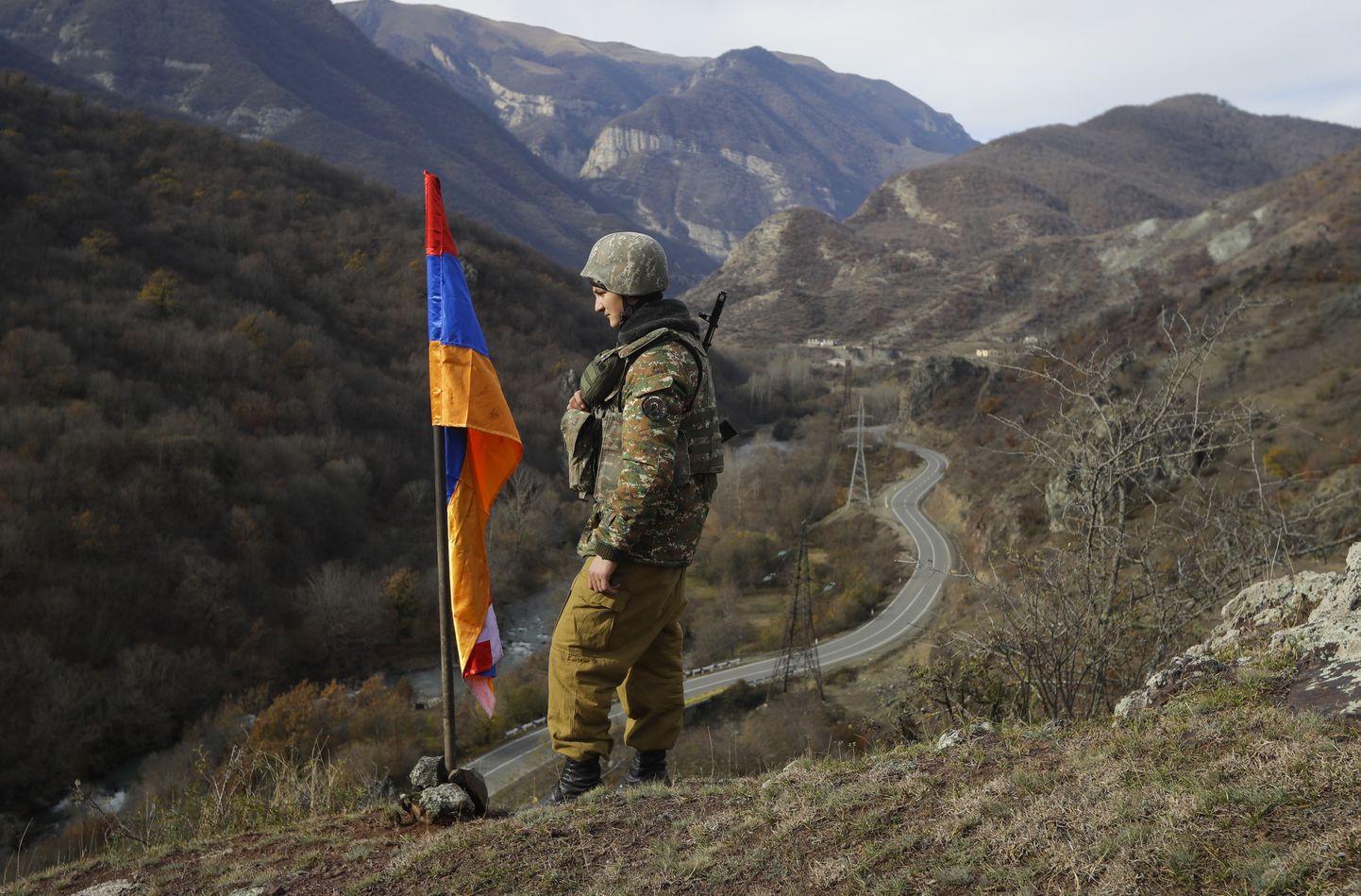Armeenia sõdur Nagorno-Karabahhis.