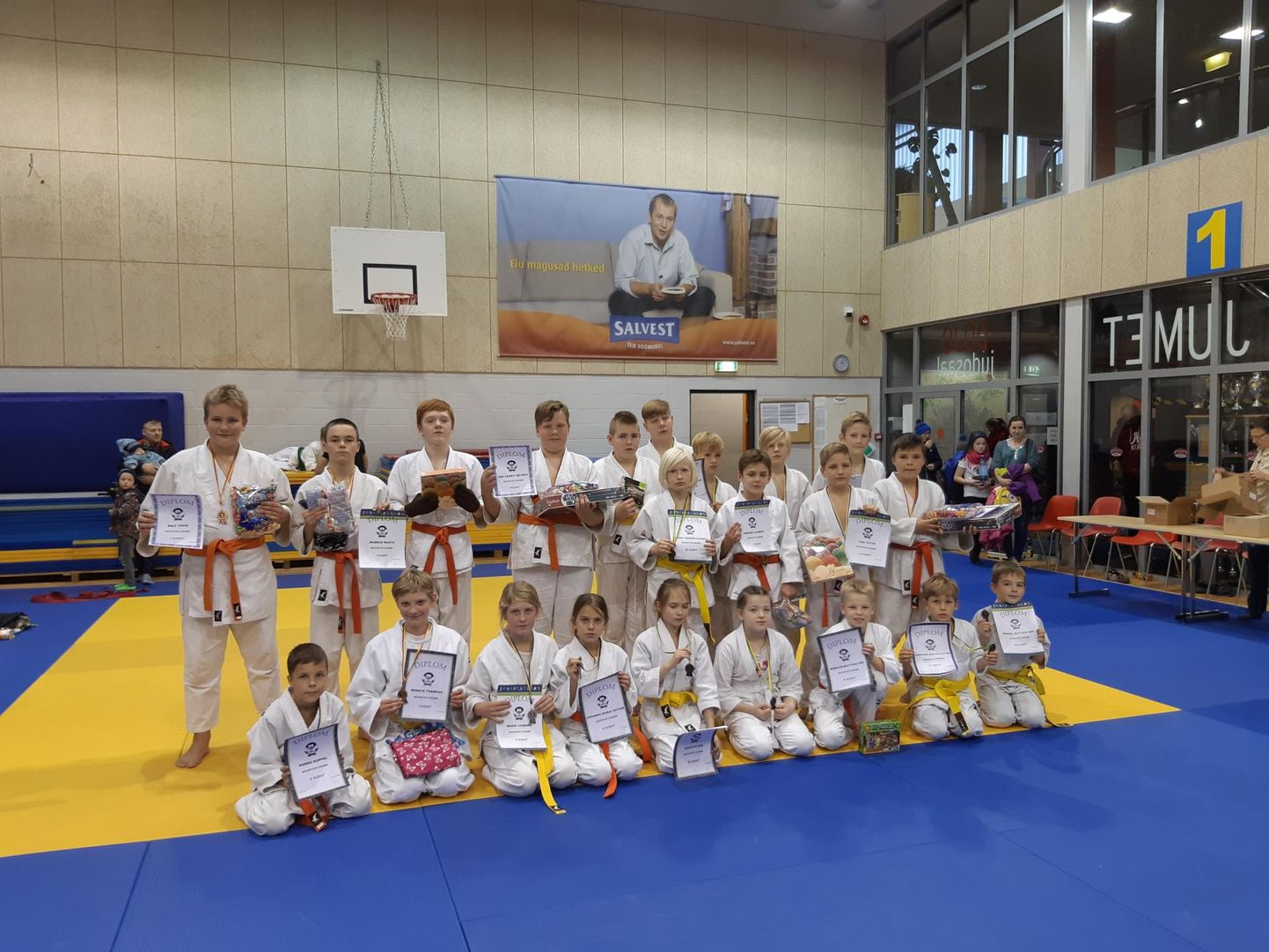 Pärnu Samurai judoklubi naasis Tartu noorteturniirilt 20 medaliga.