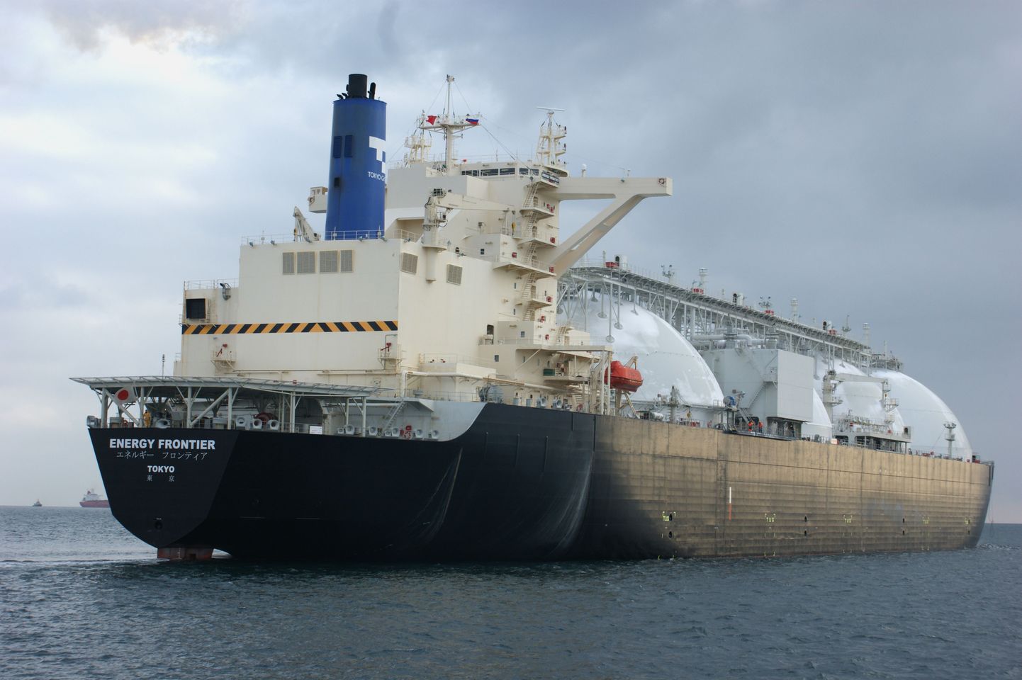 LNG laev Energy Fontier Jaapanis.