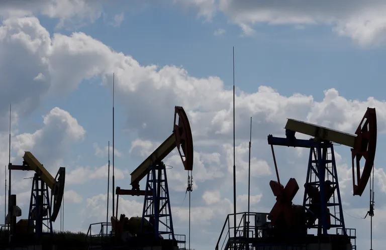Oil production in Tatarstan, Russia.