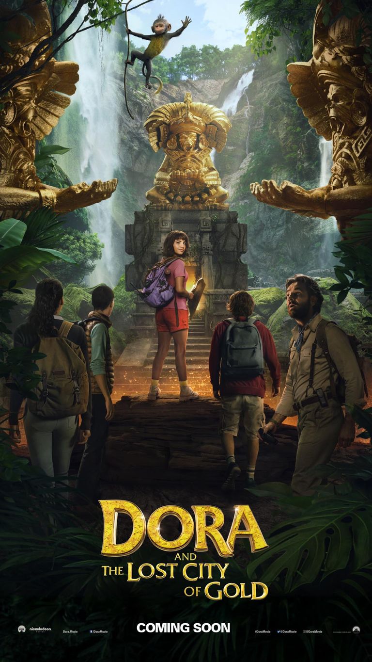 «Dora ja kullast linn» plakat