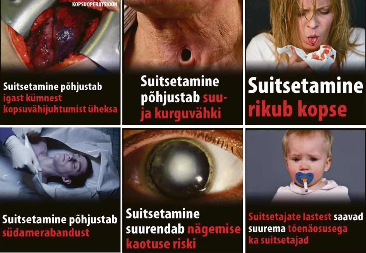 Suitsupakid saavad uued pilthoiatused