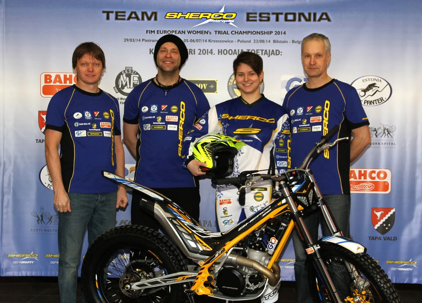 Vasakult: Ilmar Kald, Jaak Burk, Keity Meier, Toomas Gutmann.