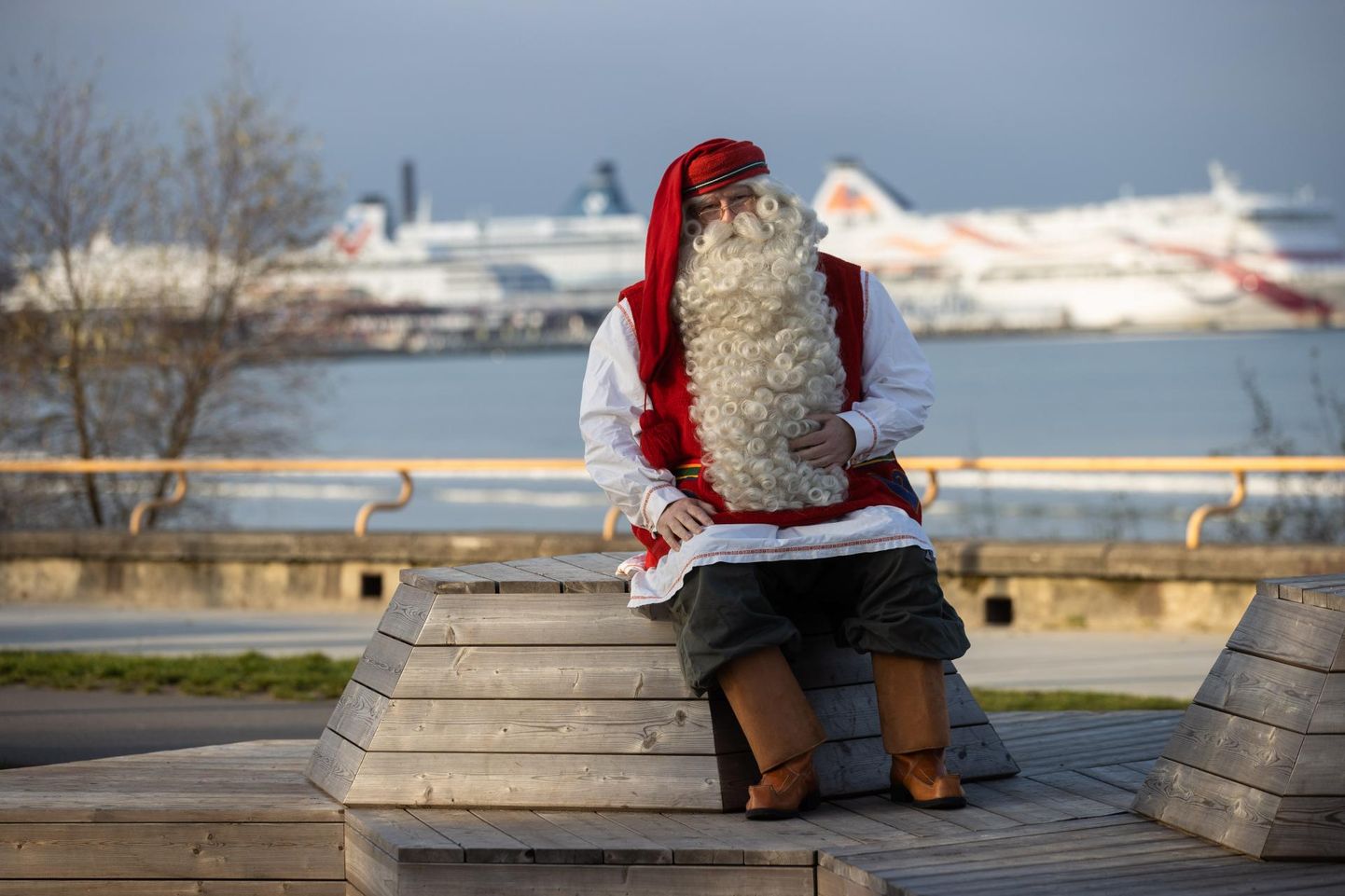 Enne pühadetralli põikas Eestisse jõuluvana.  