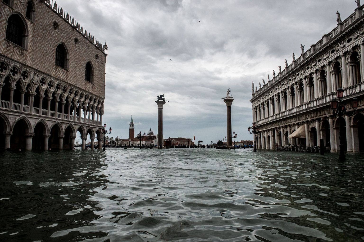 Venēcija, Svētā Marka laukums plūdos.