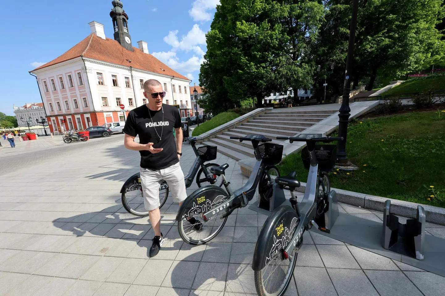 Pilt Tartu rattaringluse viimastest minutitest enne süsteemi sulgemist 24. mail.