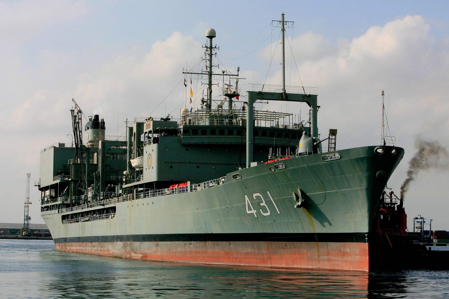 Irānas karaflotes lielākais kuģis "Kharg". Ilustratīvs foto