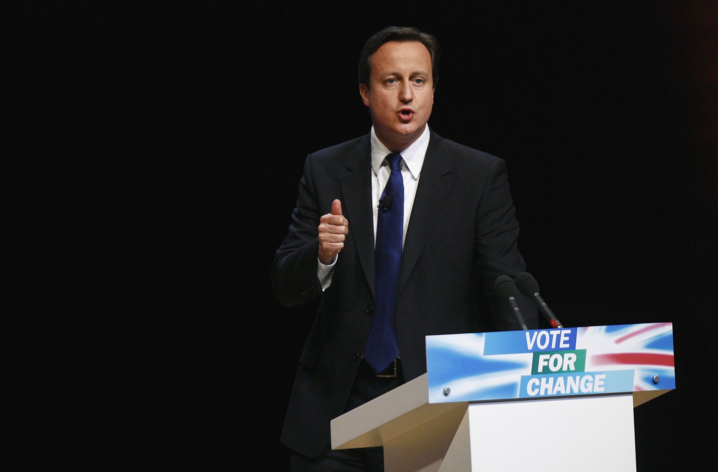 Briti konservatiivide liider David Cameron.