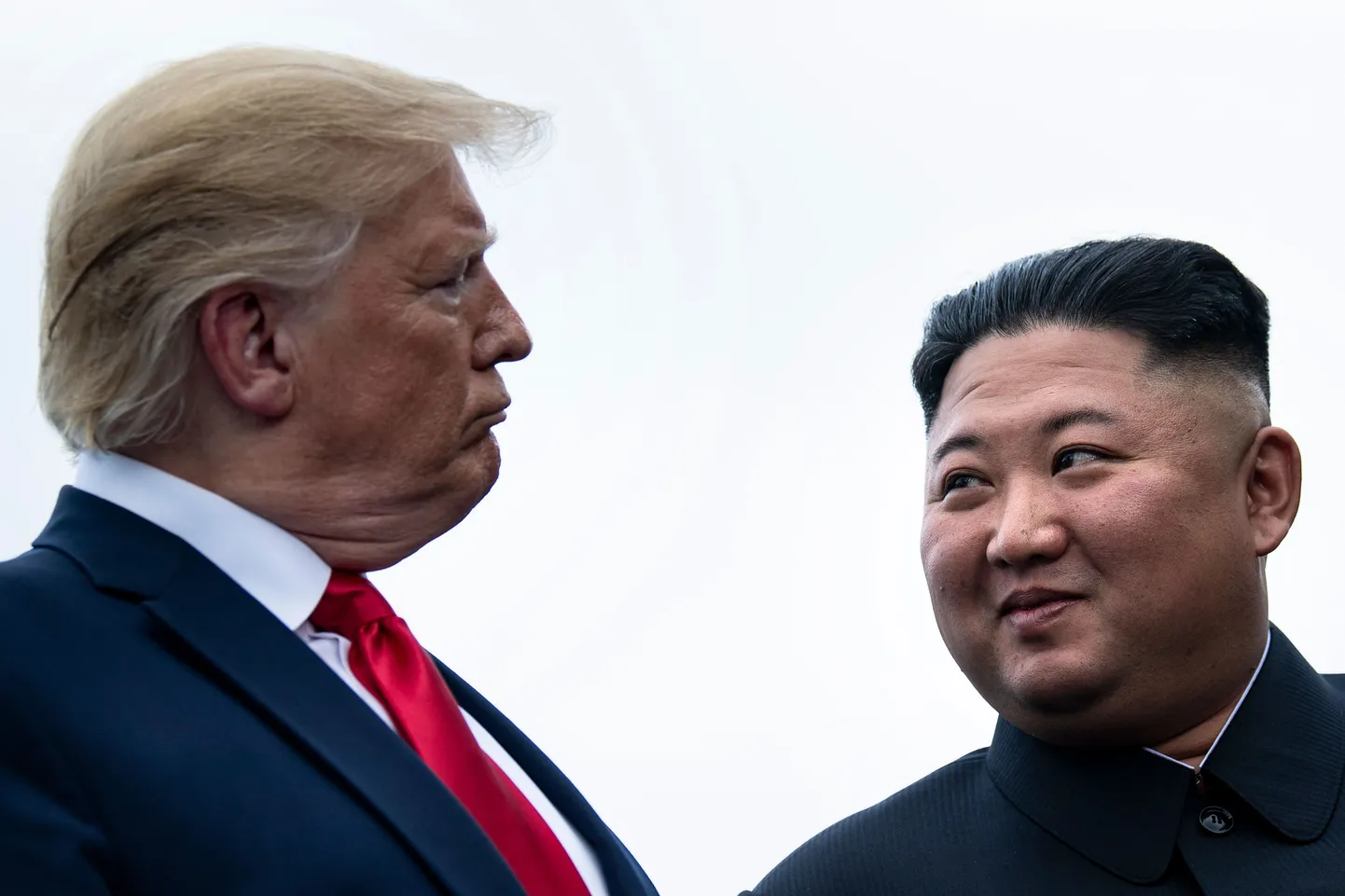 Donald Trumpi ja Kim Jong-uni kohtumine 2019. aastal Panmunjomi rahukülas.