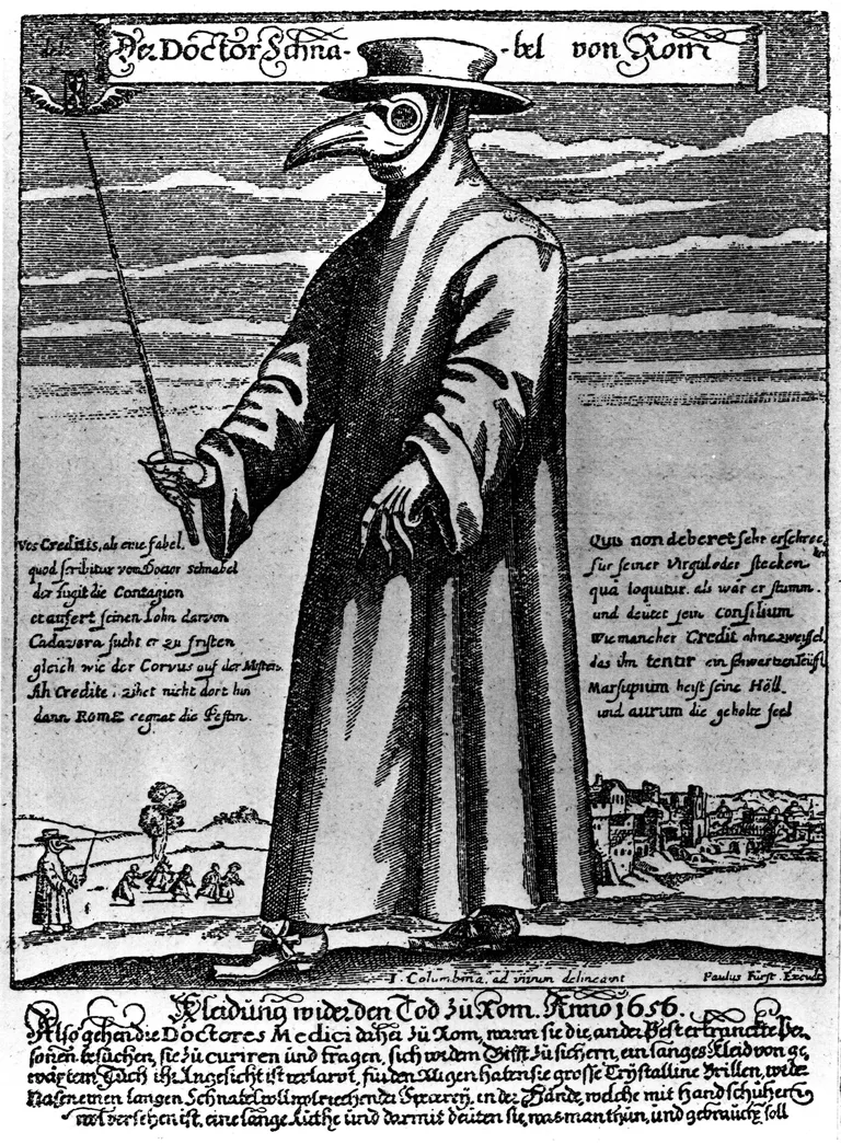 1656. aasta joonistus katkuarstist