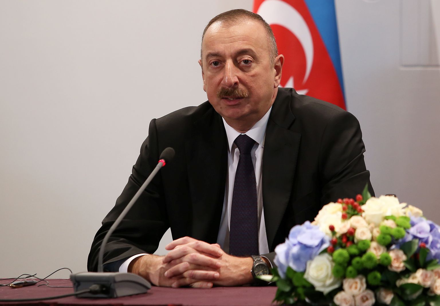 Aserbaidžaani president Ilham Alijev.