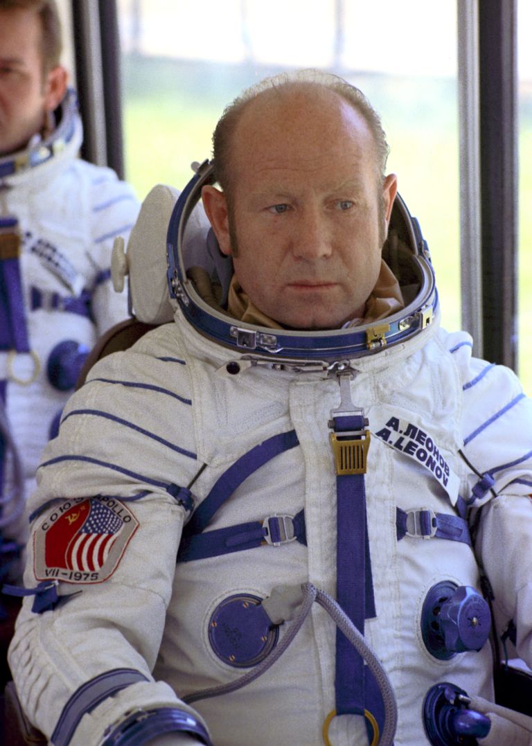 Aleksei Leonov 1975. aastal enne kosmoselaeva Sojuz-19 starti