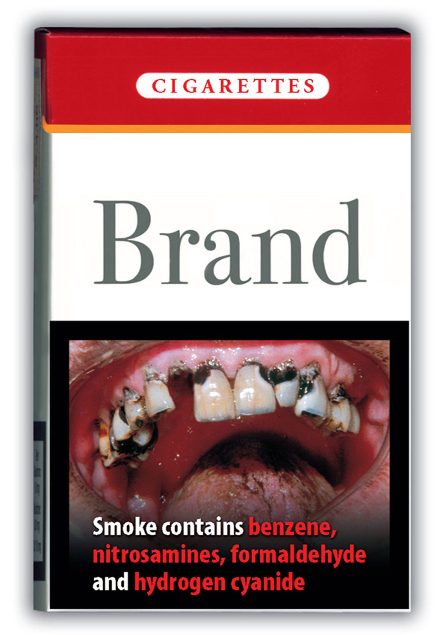 Рекомендованные Еврокомиссией предупреждающие наклейки для сигаретных пачек.
