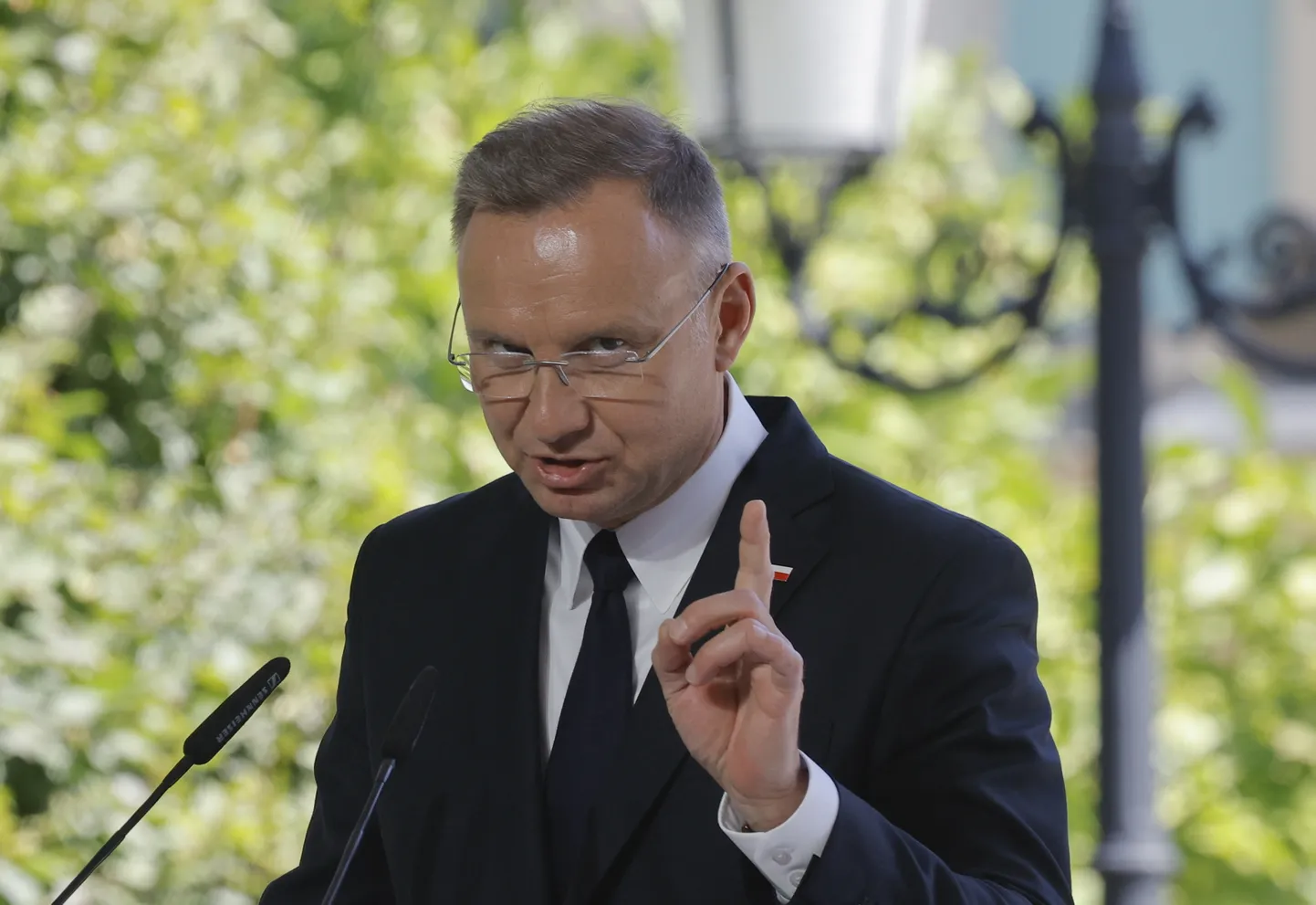 Polijas prezidents Andžejs Duda.